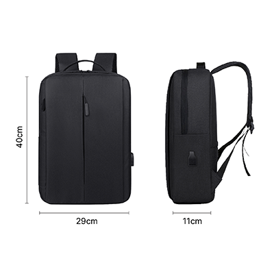 15.6" WAYU Laptop Backpack with External USB Port 09